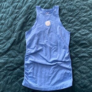 NUX Blue Pure Barre Athletic Tank Size S NWOT